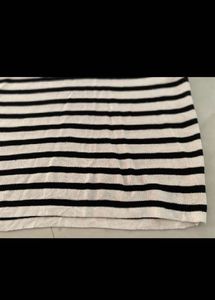 UnisexKorean Striped Collared Long polo