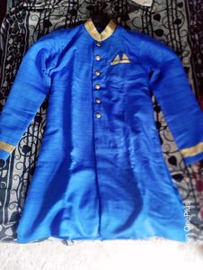 👕 Men's Blue Ethnic Kurta – Used, Good Condition