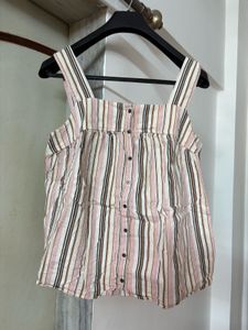 Striped Babydoll Top