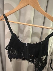 Elegant Black Lace Bralette