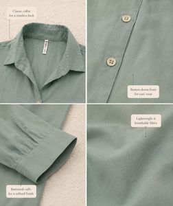 Sage Green Button-Down Shirt🌿
