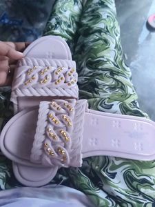 Peach Colour Slippers 39 No