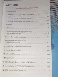 Introductory Macroeconomics Book class 12CBSE