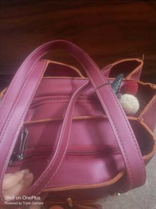 hand bag with mystry snacks