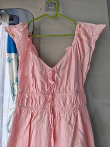 pink maxi dress