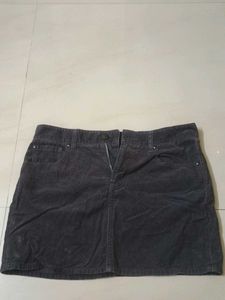 Corduroy Mini Skirt