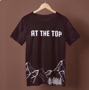 Men's "AT THE TOP" Graphic T-Shirt