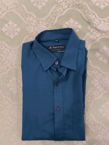 Men's Teal English Navy Shirt