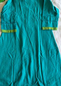 Teal Embroidered salwar  set