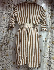 Striped Bell Sleeve Dress