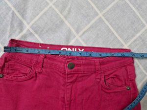 ONLY Pink Slim Fit Jeans