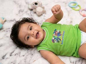 Cute Baby Boy Green Mario T-Shirt