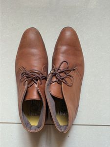 Stylish Brown Leather Chukka Boots