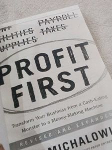 Profit First Book by Mike Michalowicz