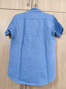Driftwood Men's Light Blue Short Sleeve Shirt