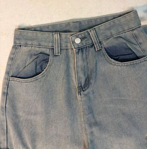 Light Wash Cargo Jeans