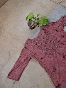 Pink Kurta