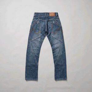 Lang Chen Y2K Archive Cyber Panel Stitching Jeans