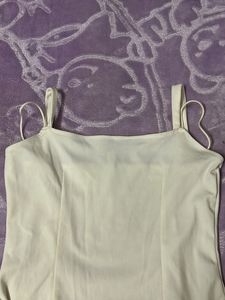 Newme White Bodycon Slit Maxi Dress