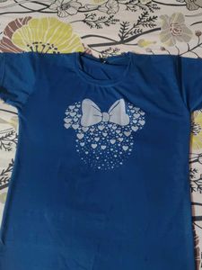 Cute Minnie Mouse Heart T-Shirt