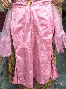 Pink Sharar Set with Dupatta