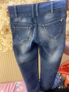 Stylish Patterned Denim Jeans
