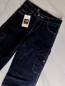 Dark Cargo Jeans