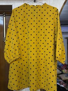 Yellow Polka Dot Top