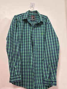 Checked Green Shirt