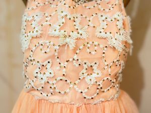 Elegant Peach Gown