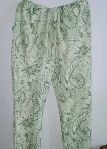 Flowy Floral Print Pants