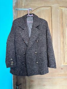 Vintage Wool Blend Overcoat