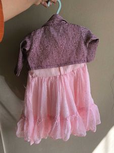 Baby Girls Dress with Jacket , floral  and