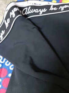Black Leggings with "Always be you" Waistband