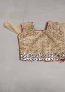 Embellished Gold Blouse