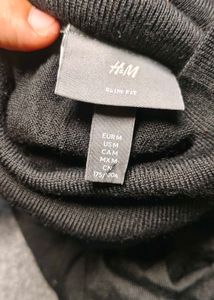 H&amp;M Black Turtleneck Jumper