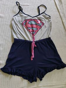 Superman Sleep Romper
