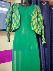 Green Salwar Kameez Suit