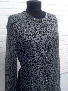 Branded Sequin Collar Tops