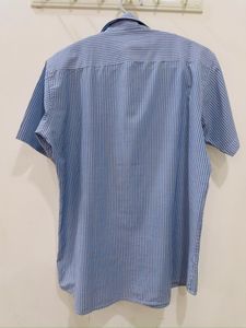 Blue Stripe Men's Slim Fit Shirt