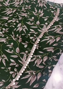 Beautiful Leaf Print Kurta set
