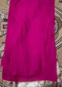 Vibrant Pink Silk dupatta