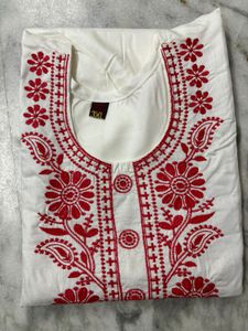 Chikankari Short Kurti
