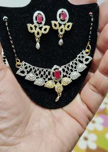 AD Mangalsutra with Earrings
