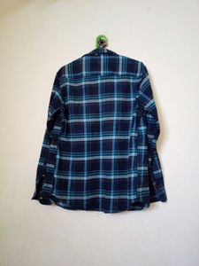 Men's Blue checked Shirt
