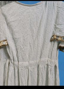 White Indo Western Dress