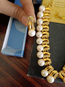 Deccan Pearls &amp; Jewels Pearl Necklace Set