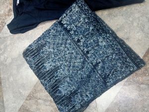 Elegant Black Embellished Salwar Kameez