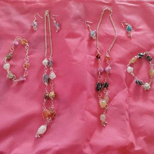 Boho Gemstone Jewelry Set