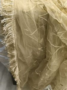 Elegant Embroidered Net Dupatta